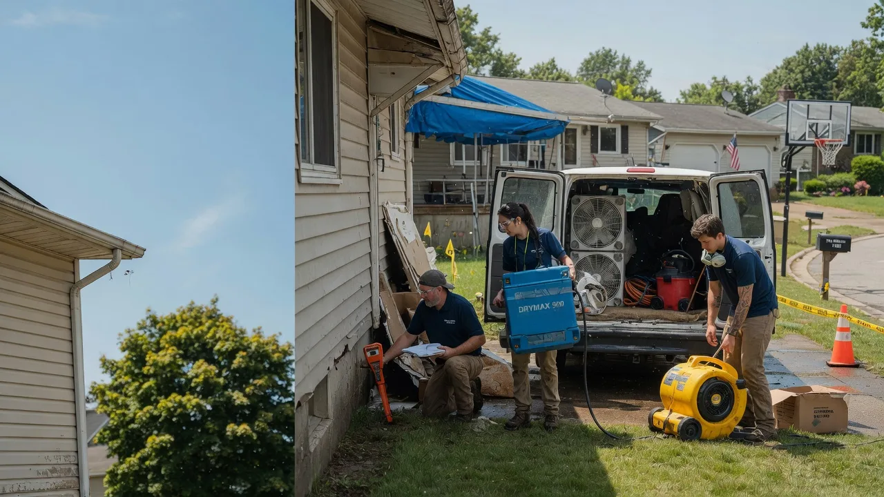 Ceiling Leak Cleanup in Bettendorf, IA near me
