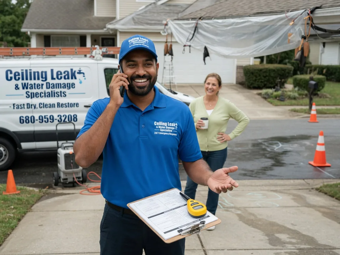 Ceiling Leak Cleanup Bettendorf, IA FAQs